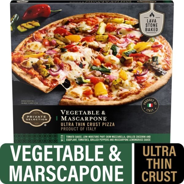 Private Selection® Vegetable & Mascarpone Ultra Thin Crust Frozen Pizza