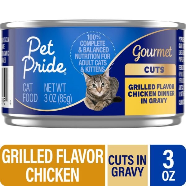 Pet Pride® All Life Stages Wet Cat Food Chicken Dinner in Gravy Cuts