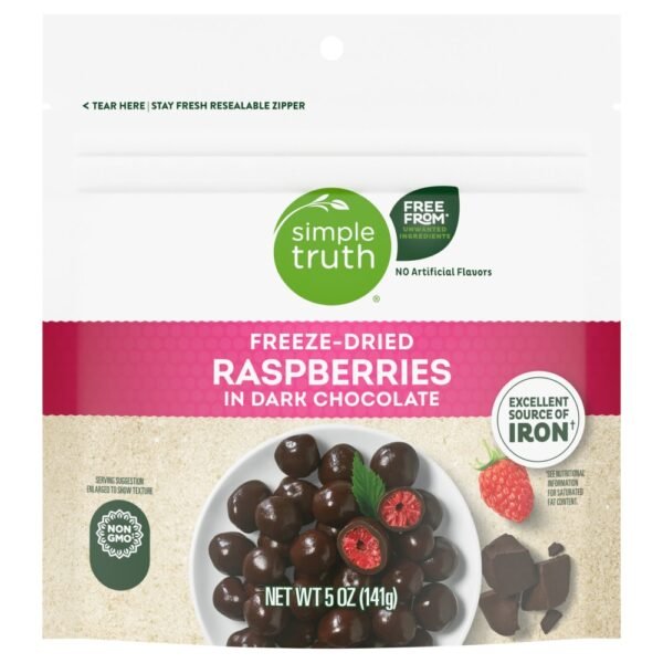 Simple Truth™ Freeze-Dried Raspberries in Dark Chocolate