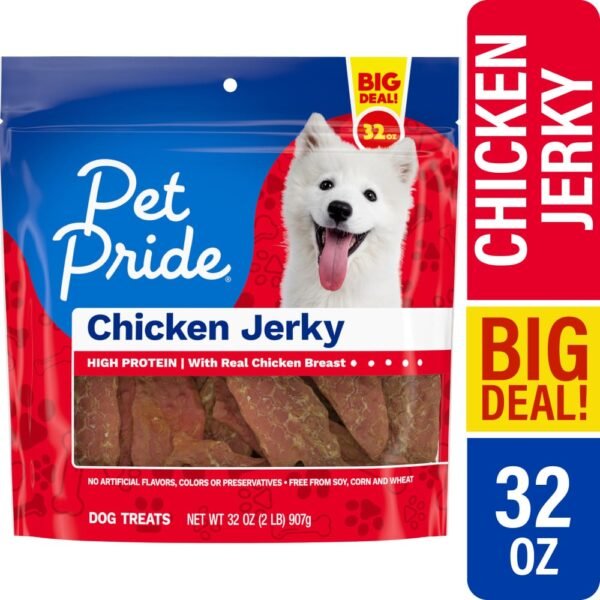 Pet Pride® Chicken Jerky Dog Treats BIG DEAL!