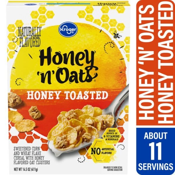 Kroger® Honey N' Oats Honey Toasted Cereal