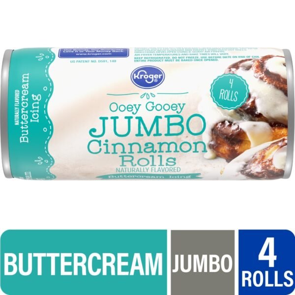 Kroger® Ready-To-Bake Jumbo Cinnamon Rolls with Buttercream Icing
