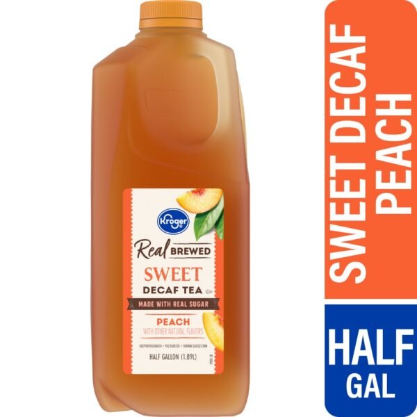 Kroger® Real Brewed Peach Sweet Decaf Tea