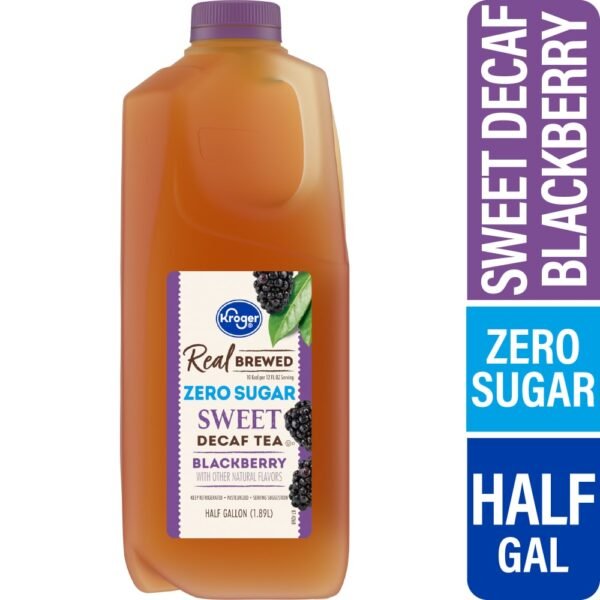 Kroger® Real Brewed Zero Sugar Blackberry Sweet Decaf Tea