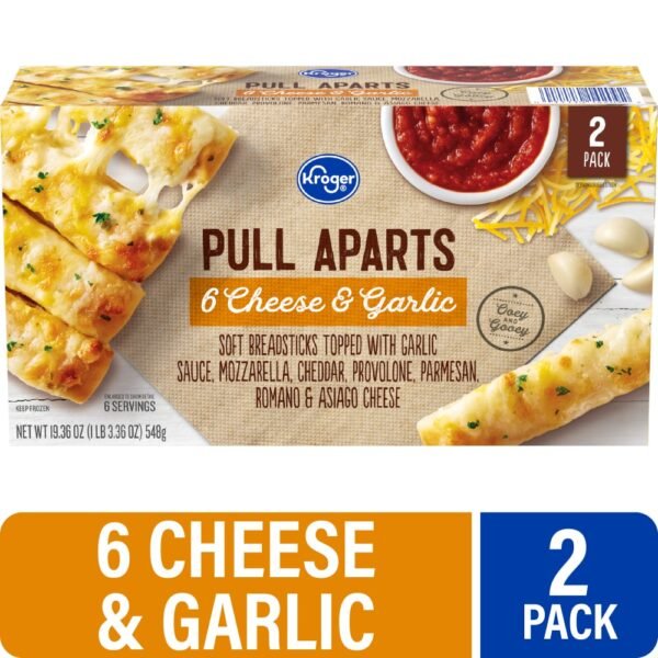 Kroger® Pull Aparts 6 Cheese & Garlic Breadsticks
