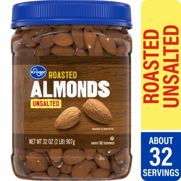 Kroger® Unsalted Roasted Almonds