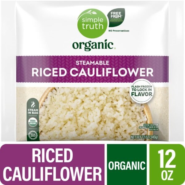 Simple Truth Organic® Steamable Riced Cauliflower