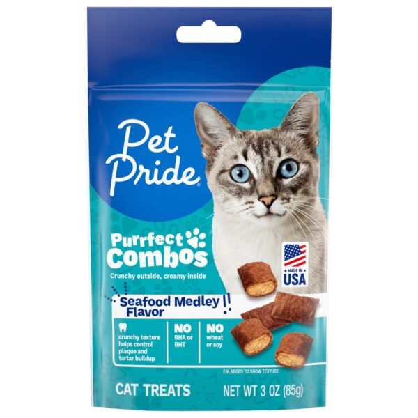 Pet Pride® Seafood Center Filled Cat Treats