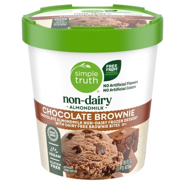 Simple Truth® Chocolate Brownie Almond Milk Frozen Dessert Pint