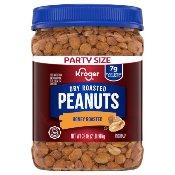 Kroger® Dry & Honey Roasted Peanuts
