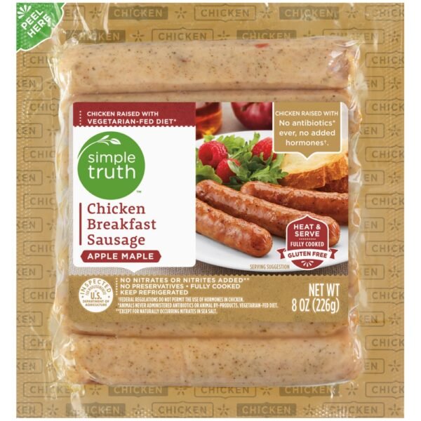 Simple Truth™ Apple Maple Chicken Breakfast Sausage