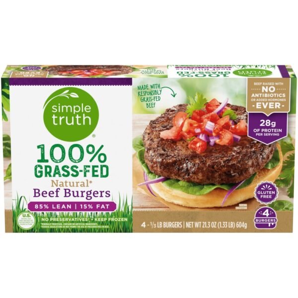 Simple Truth® 100% Grass-Fed Natural Beef Burgers
