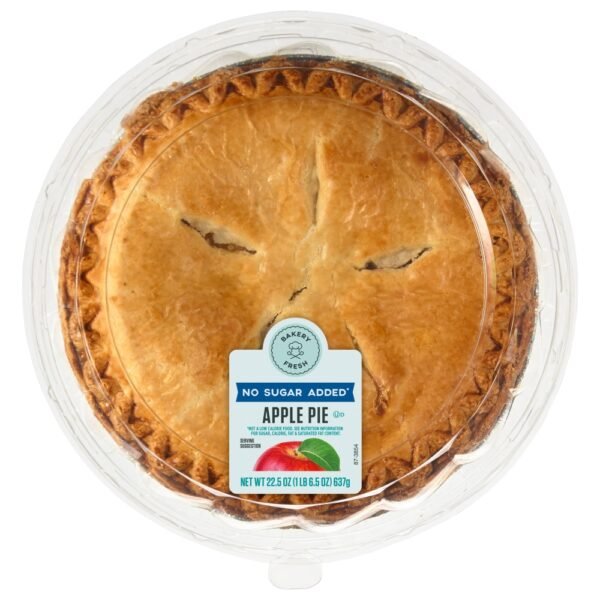 Bakery Fresh No Sugar Added Apple Pie - 8 inch