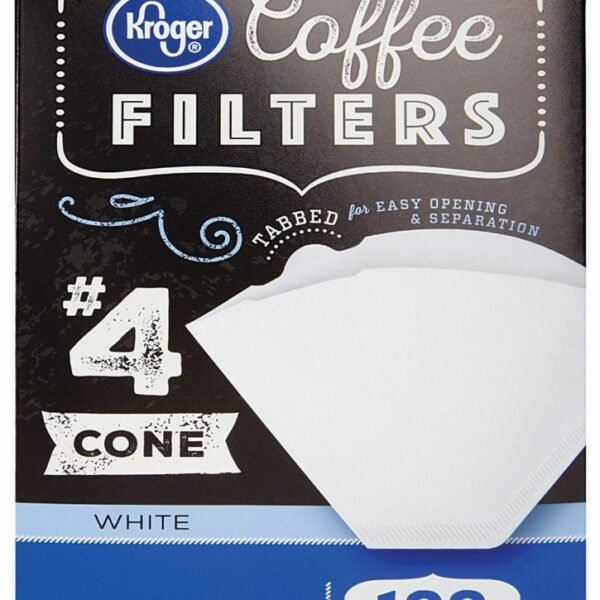 Kroger® # 4 Cone Coffee Filters - White