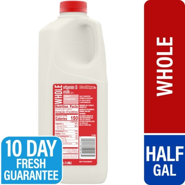 Fred Meyer™ Vitamin D Whole Milk Half Gallon