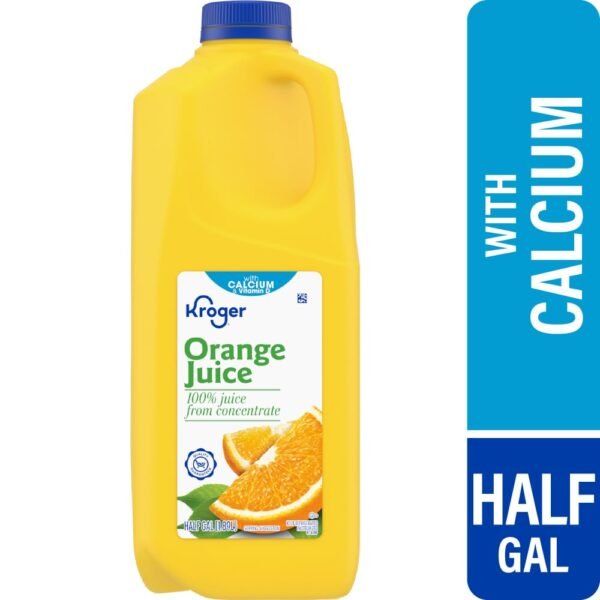 Kroger® 100% Orange Juice From Concentrate With Calcium Vitamins C & D