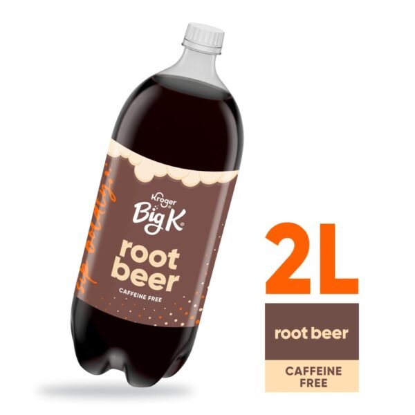 Big K® Root Beer Caffeine Free Soda Bottle
