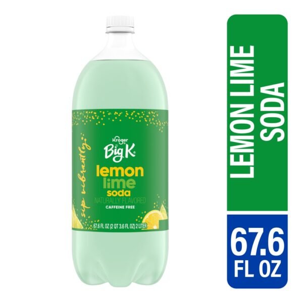 Big K® Lemon Lime Caffeine Free Soda Bottle