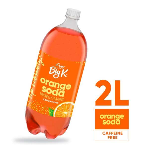 Big K® Orange Caffeine Free Soda Bottle
