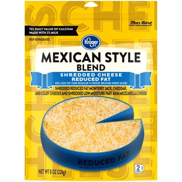Kroger® Reduced Fat Mexican Style Shredded Cheese