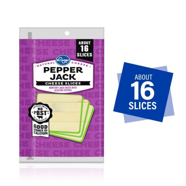 Kroger® Pepper Jack Sliced Cheese