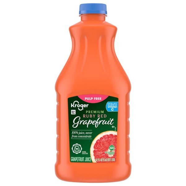 Kroger® 100% Grapefruit Juice Ruby Red Pulp Free