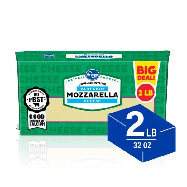 Kroger® Mozzarella Block Cheese BIG DEAL!