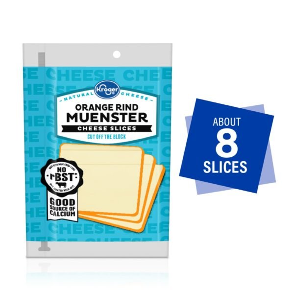 Kroger® Orange Rind Muenster Sliced Cheese