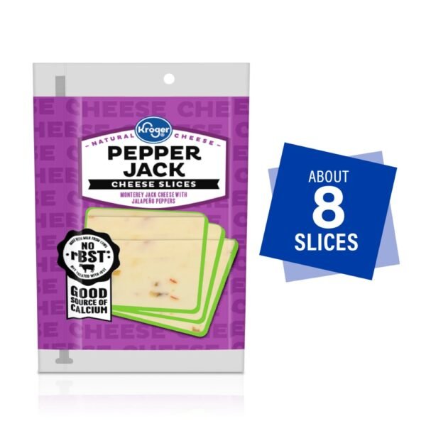 Kroger® Pepper Jack Sliced Cheese