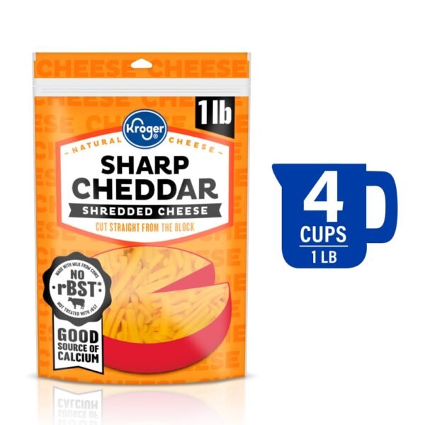 Kroger® Sharp Cheddar Shredded Cheese