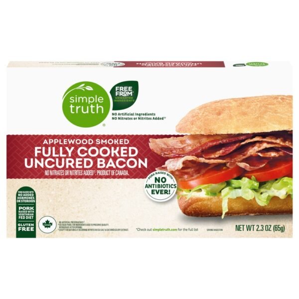 Simple Truth™ Fully Cooked Uncured Applewood Smoked Bacon