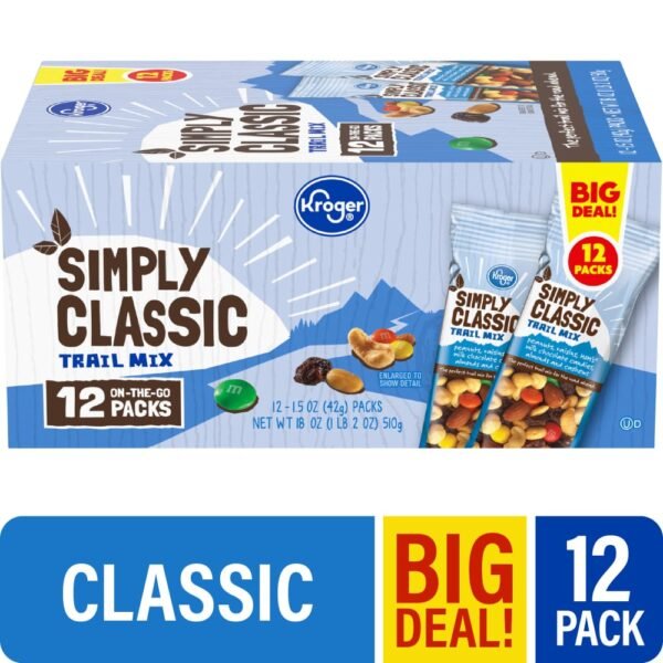 Kroger® Simply Classic Trail Mix On-The-Go Packs BIG DEAL!
