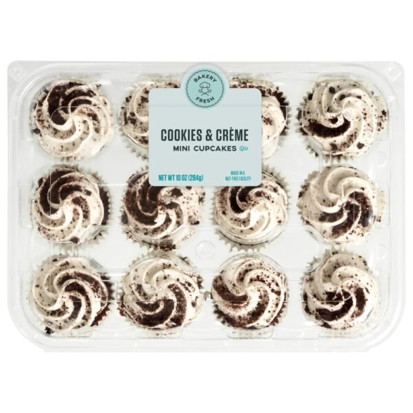 Bakery Fresh Mini Cookies n Creme Cupcakes