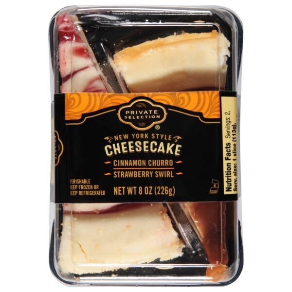 Private Selection™ Churro and Strawberry Swirl Cheesecake