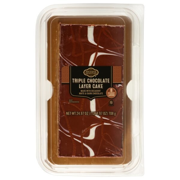 Private Selection® Triple Chocolate Bar Cake