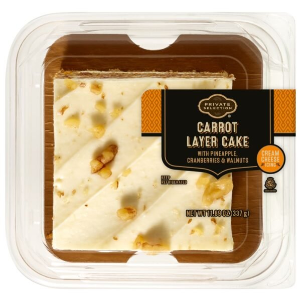 Private Selection® 3-Layer 4"x4" Carrot Cake Square