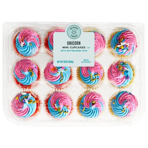 Kroger® Bakery Fresh Mini Unicorn Cupcakes with Buttercreme Icing