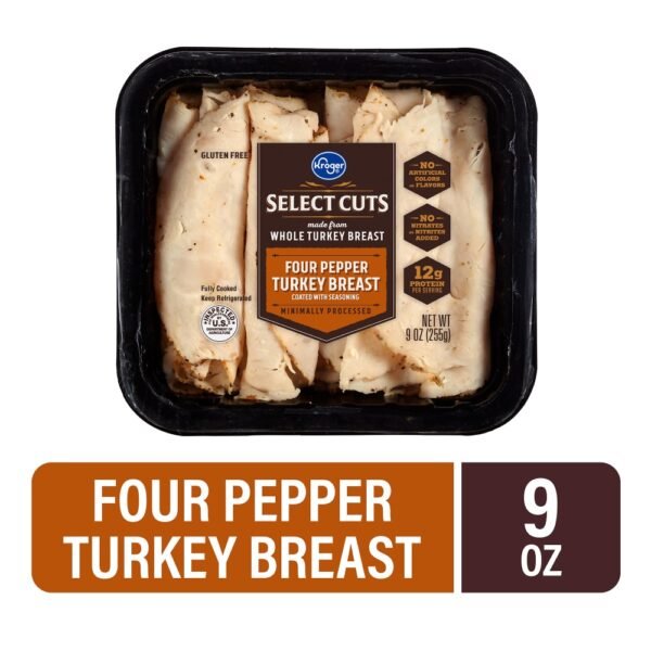 Kroger® Select Cuts Turkey Breast Four Pepper
