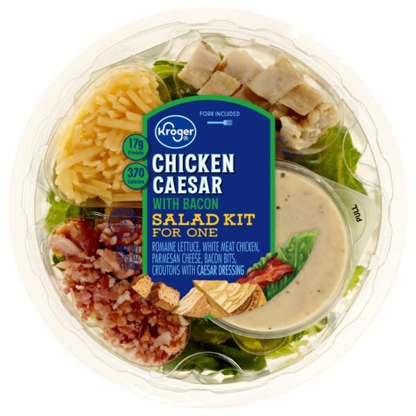 Kroger® Chicken Caesar With Bacon Salad Kit