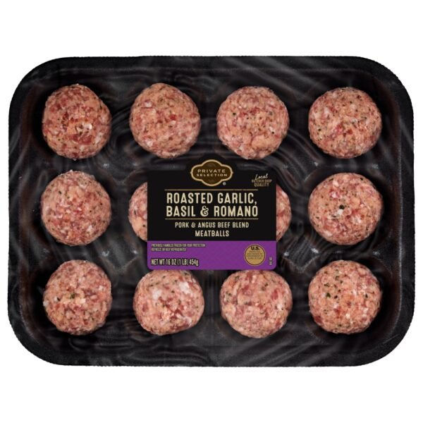 Private Selection® Roasted Garlic Basil & Romano Meatballs