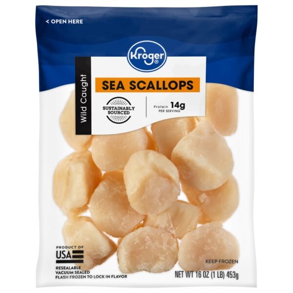 Kroger® Wild Caught Sea Scallops Frozen