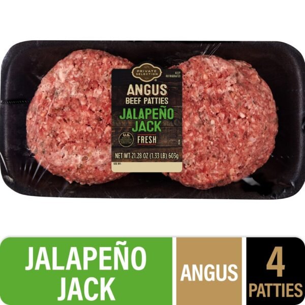 Private Selection® Jalapeño Jack Angus Ground Beef Patties