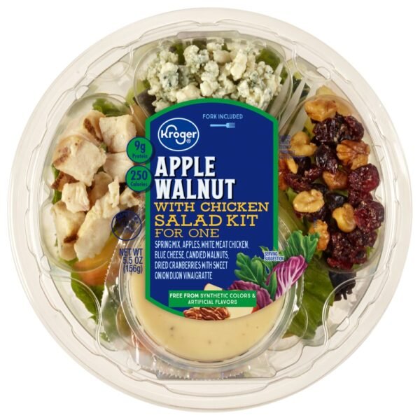 Kroger® Apple Walnut with Chicken Salad Bowl Kit for One