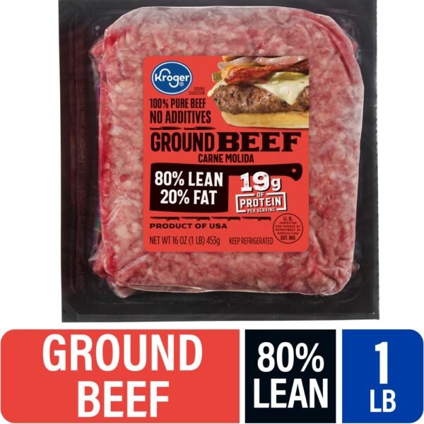 Kroger® 80/20 Ground Beef Pack 1 LB