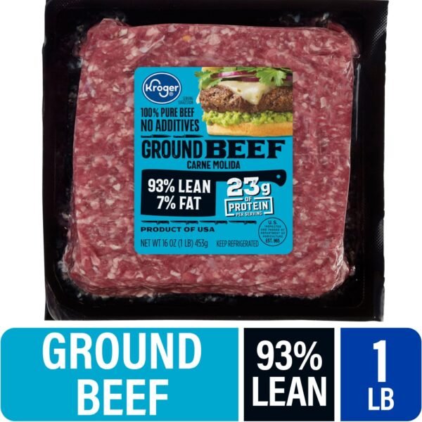 Kroger® 93/7 Ground Beef Pack 1 LB