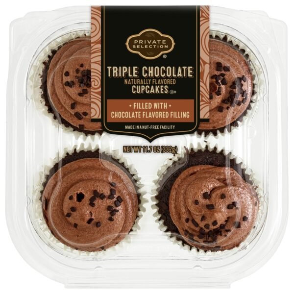 Private Selection® Triple Chocolate Cupcakes
