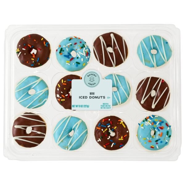 Bakery Fresh Assorted Mini Iced Donuts