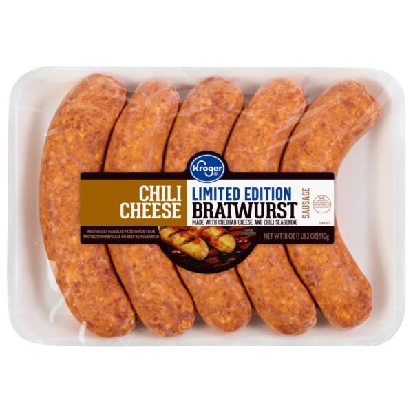 Kroger® Limited Edition Chili Cheese Bratwurst