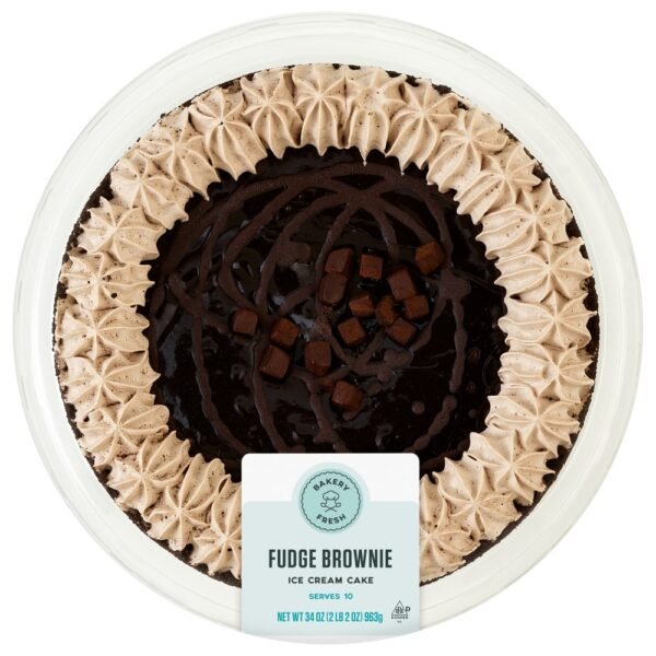 Bakery Fresh Fudge Brownie Ice Cream Cake