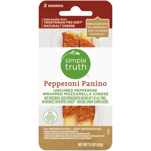 Simple Truth™ Uncured Pepperoni & Mozzarella Panino